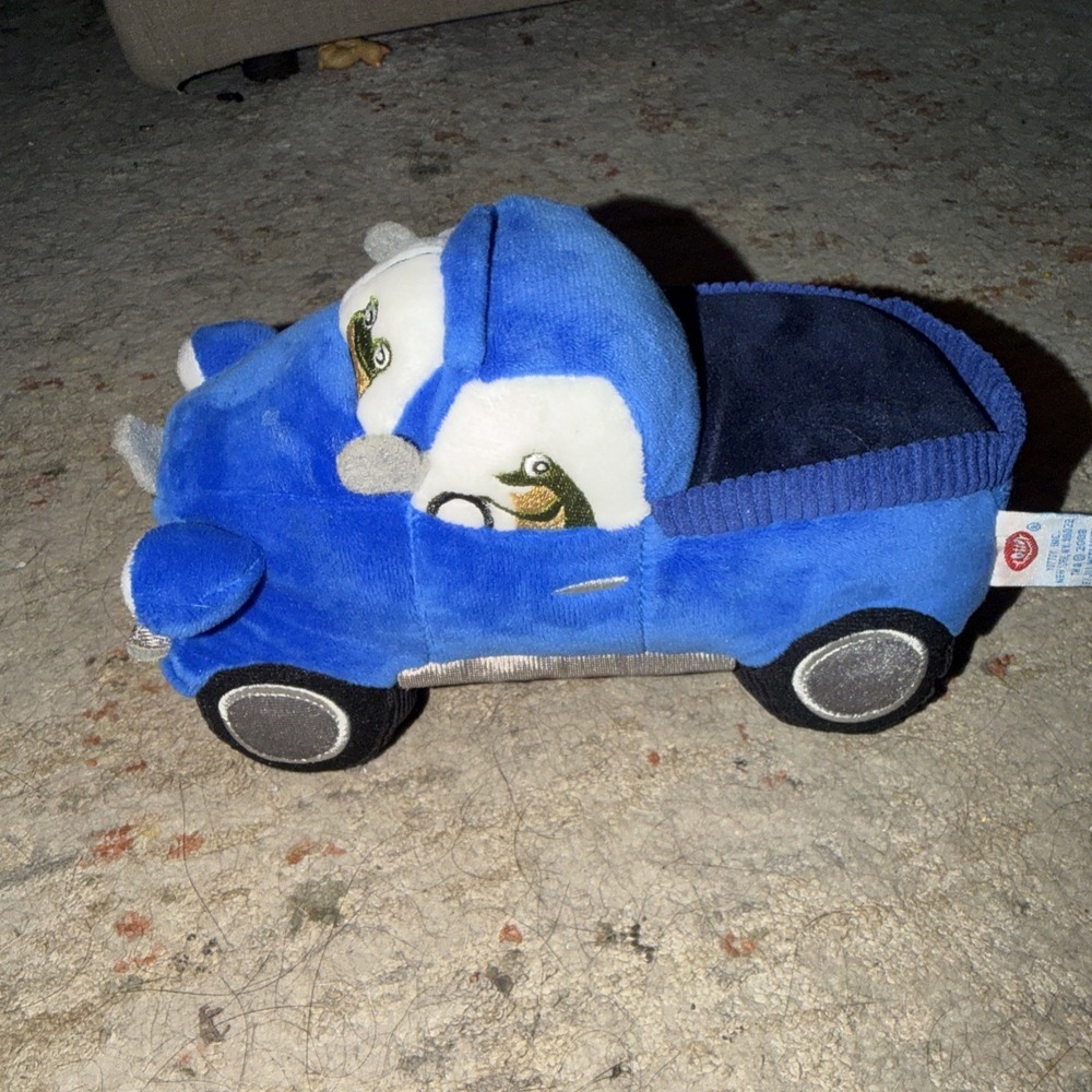 Vintage 2008 Yottoy Little Blue Truck 9" Plush! Jill McElmurray RARE! Retired